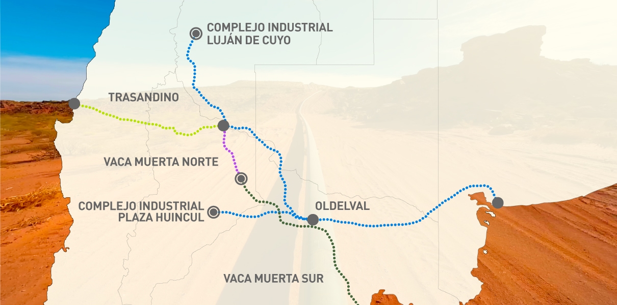 Mapa de oleoductos